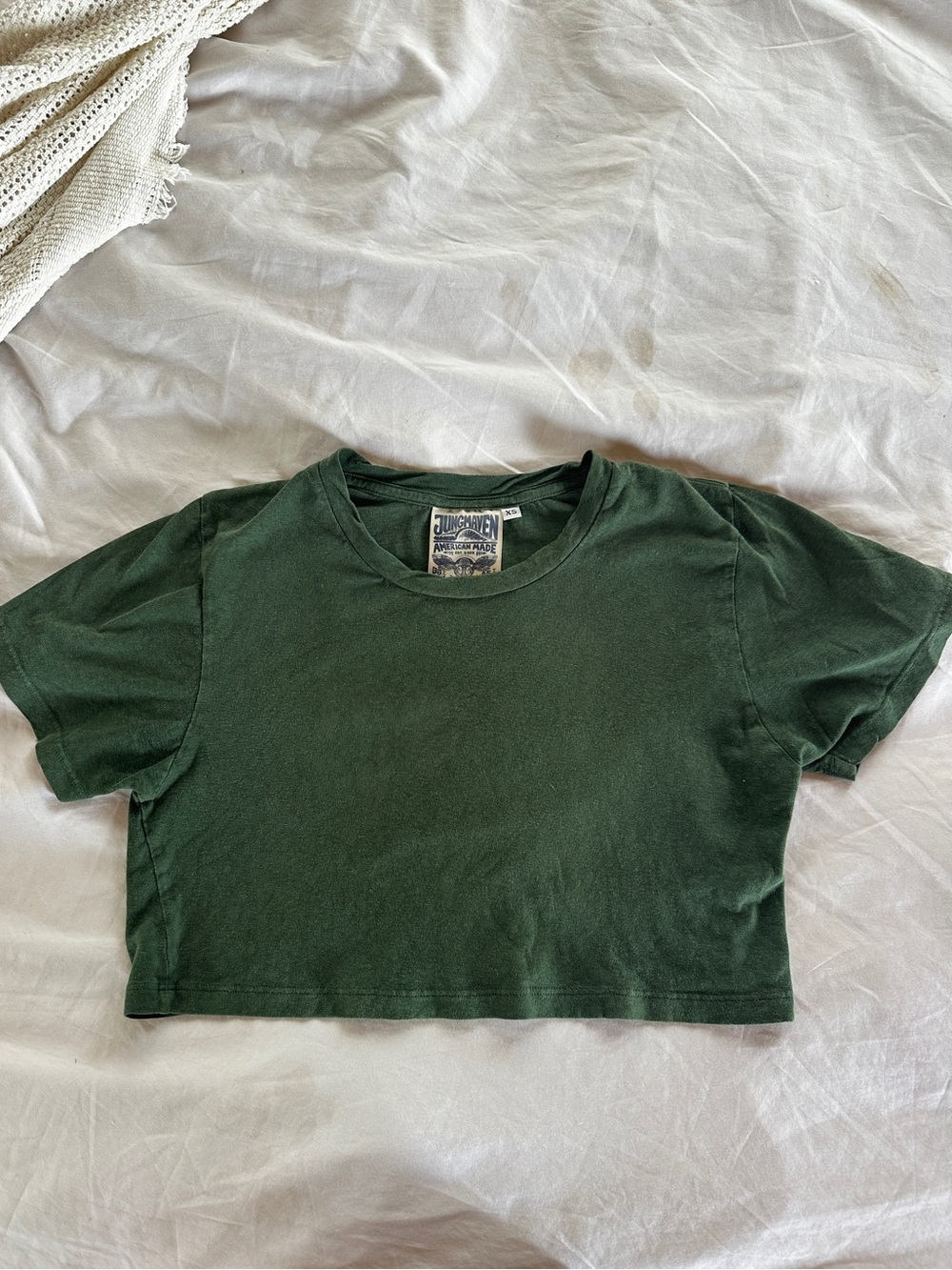Jungmaven Super Cropped Lorel Tee